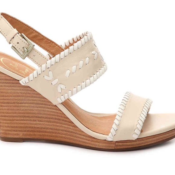 Jack Rogers Shoes - NEW Jack Rogers Vanessa Stacked Wedge Sandal